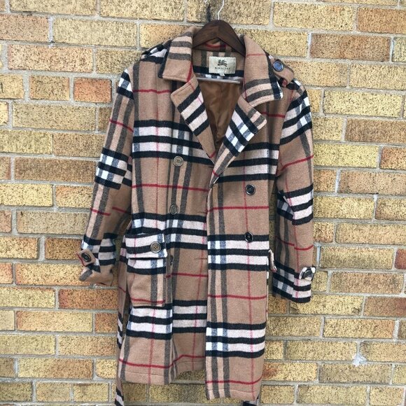 RARE Burberry Supernova Jacket XXL Cotton Long Coat - Picture 4 of 15